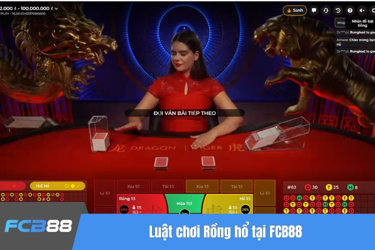 Luật chơi Rồng hổ tại FCB88