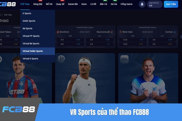 VR Sports của thể thao FCB88